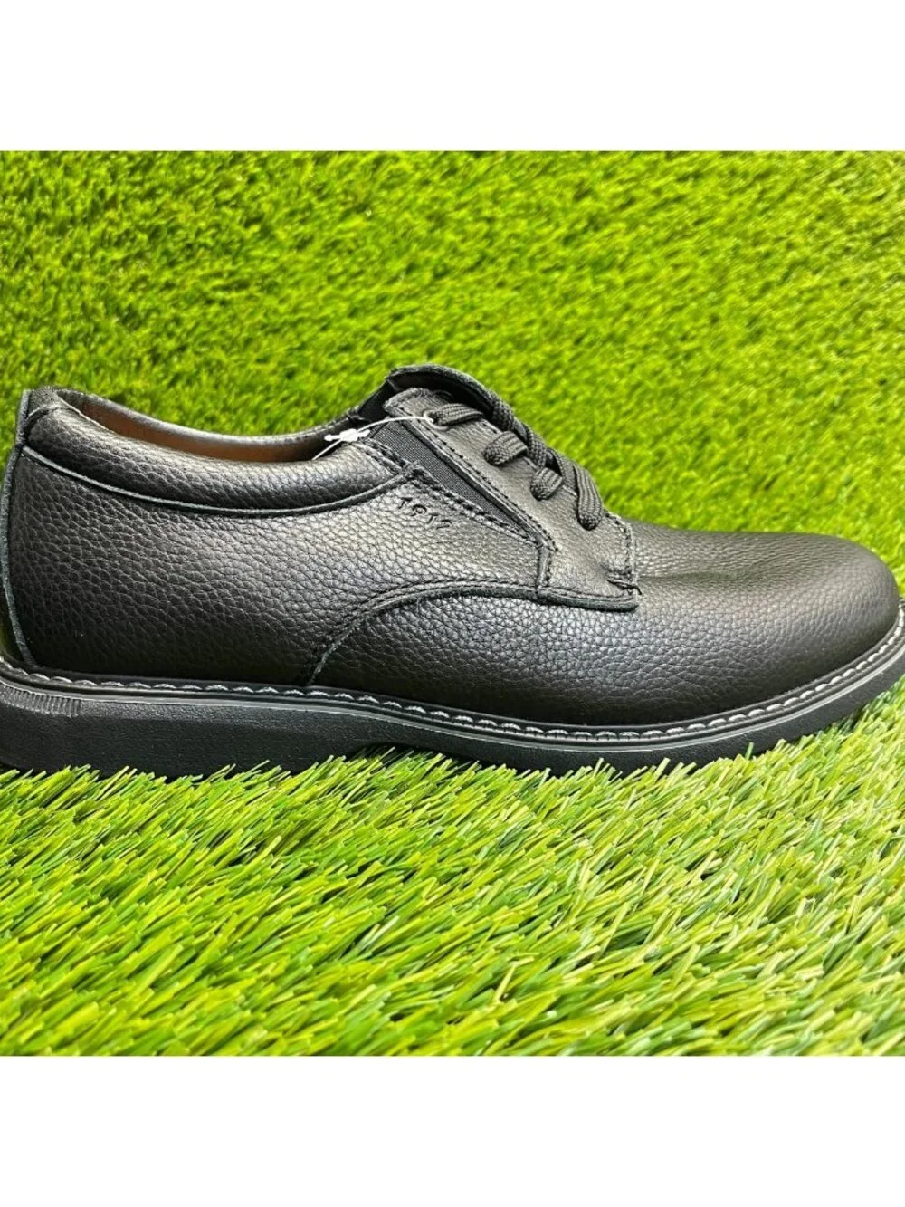 Nunn Bush Otto Mens Size 9E Black Casual Classic Leather Plain Toe Oxford Shoes